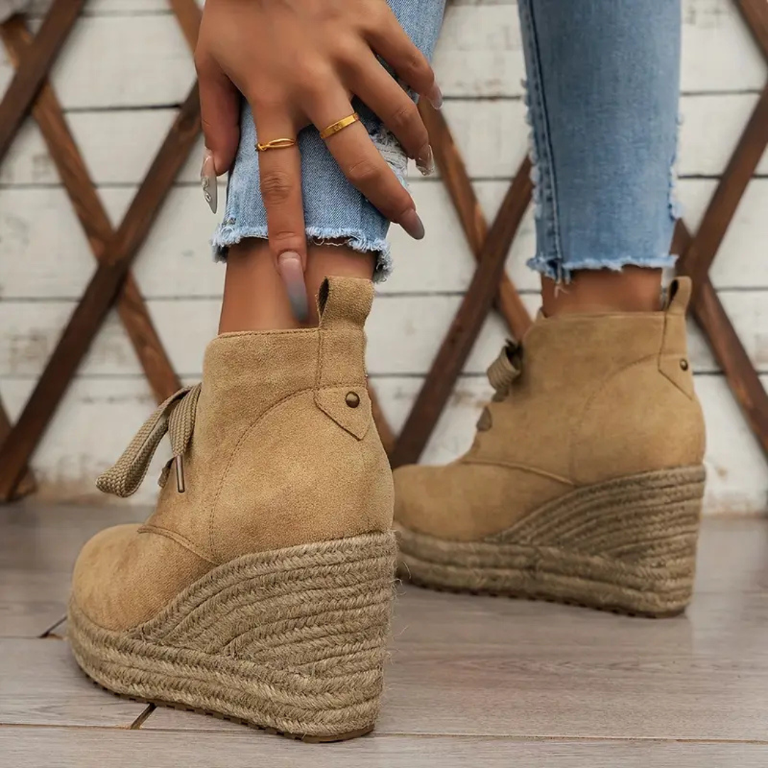 Malva: zeppe ortopediche alla moda per le espadrillas