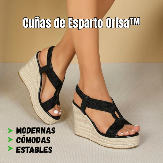 Zeppe ortopediche Esparto Orisa l con finitura lucida