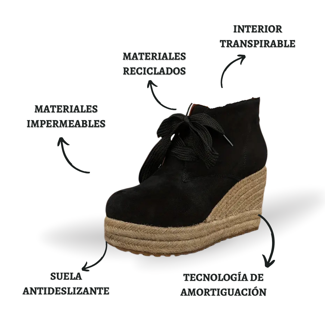Malva: zeppe ortopediche alla moda per le espadrillas