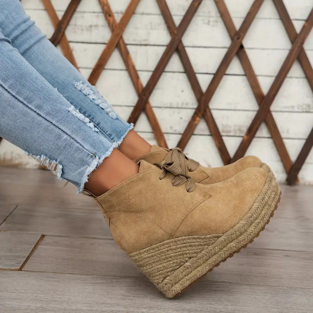 Malva: zeppe ortopediche alla moda per le espadrillas