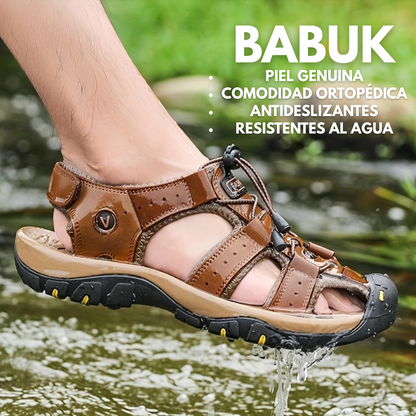 Babuk: sandali ortopedici in pelle