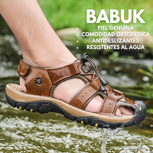 Babuk: sandali ortopedici in pelle