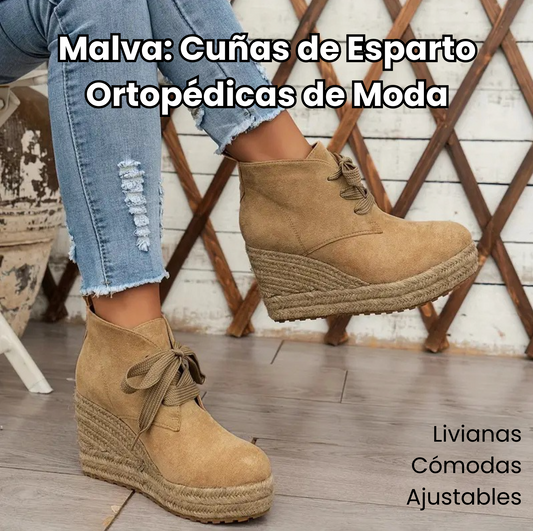 Malva: zeppe ortopediche alla moda per le espadrillas