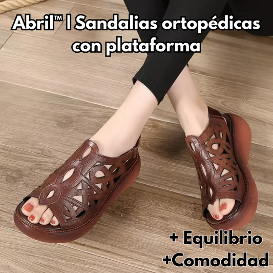 April™ | Sandali ortopedici con plateau
