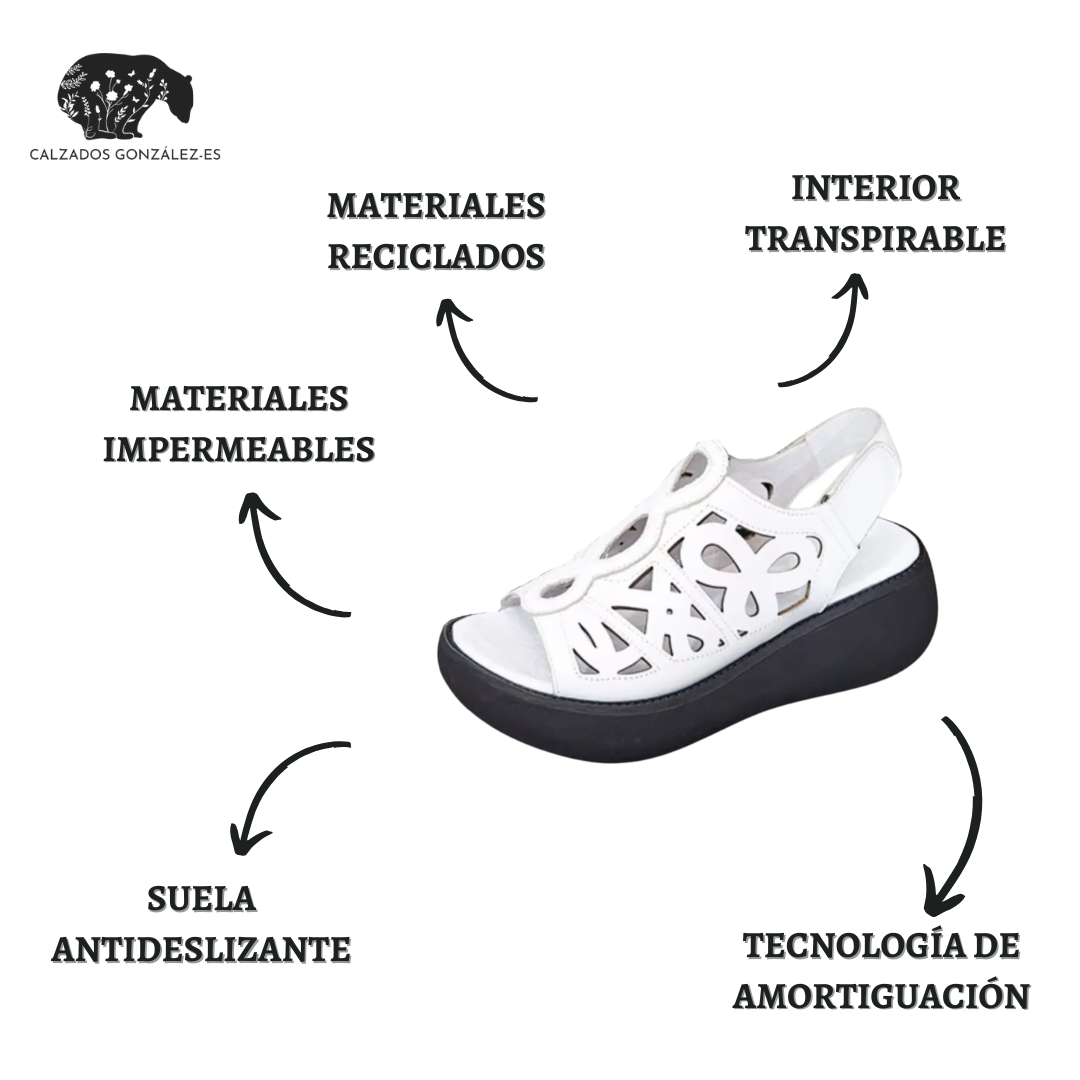 April™ | Sandali ortopedici con plateau